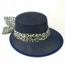 Дамска сламена шапка с Периферия и панделка от копринено шалче , снимка 5