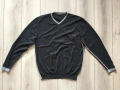 оригинален черен тънък пуловер ERMEGILDO Z ZEGNA размер XXL от Италия, снимка 3