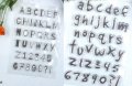 Главни или малки Латиница букви и числа азбука силиконов гумен печат бисквитки фондан Scrapbooking