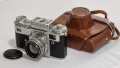 Киев-4 от 1963-та - стар съветски телеметричен фотоапарат , снимка 1 - Антикварни и старинни предмети - 44866969