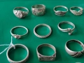 Лот Сребърни пръстени 925, снимка 3