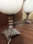 Красива ретро бронзова лампа, снимка 5