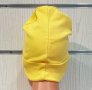 Нова дамска зимна шапка с подгъв в жълт цвят, снимка 5