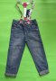 Английски детски дънки с тиранти-MINOTI , снимка 1 - Детски панталони и дънки - 39703858