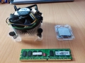 CPU Celeron D 341 + Intel Fan + 2GB DDR2 800Mhz Ram Stick, снимка 1