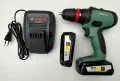 BOSCH AdvancedDrill 18 - Безчетков винтоверт 2x18V 2.5Ah неразличим от нов!, снимка 1