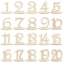 Дървени цифри за номериране на маса с поставки 1 - 20, снимка 2