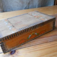 Стара дървена кутия , снимка 4 - Други ценни предмети - 28410558