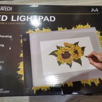 LED светеща подложка A4 за рисуване, снимка 1 - Друга електроника - 38914436