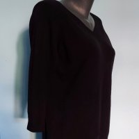 Много еластичен пуловер с открити рамене / унисайз , снимка 1 - Блузи с дълъг ръкав и пуловери - 33424665