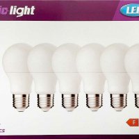 LED крушка E27 GeticLight - Промо пакет 6 бр., снимка 1 - Крушки - 43910204