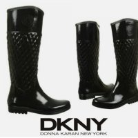 Модни Гумени Ботуши За Дъжд Donna Karan DKNY номер 41,5-42, снимка 1 - Дамски ботуши - 43744181
