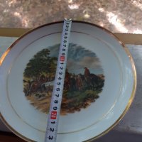 Стар порцелан Гърция колекционерска чиния, снимка 7 - Антикварни и старинни предмети - 38440033