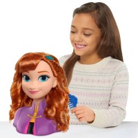 DISNEY PRINCESS Модел за прически Frozen ANNA, снимка 5 - Кукли - 43465161