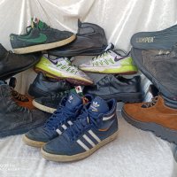 мъжки маратонки кецове  adidas® MID Leather shoes original, естествена кожа, 42 - 43,GOGOMOTO.BAZAR., снимка 2 - Маратонки - 43898777