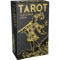карти таро  LOSCARABEO GOLD AND BLACK нови​ Много специална Таро колода със само два цвята - черно и, снимка 2 - Карти за игра - 37254388