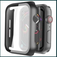 Кейс + Стъклен протектор за Apple Watch 8 / 7 45 41 / SE 44 40 6/5 360, снимка 5 - Аксесоари за Apple - 38495521