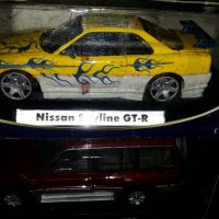  Nissan Gt-r R34  JAPAN -JAPPON Ретро  колекционерски  модел във 1.18мащаб., снимка 8 - Колекции - 33644544