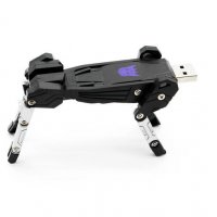 32 гб. Флашка робот черна пантера , сгъваема флашка робот трансформърс, снимка 4 - USB Flash памети - 35260737
