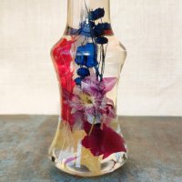 Японски хербарий. Сухи естествени цветя в минерално олио, снимка 6 - Декорация за дома - 43854621