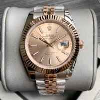 Унисекс часовник Rolex Oyster Perpetual Datejust с автоматичен механизъм, снимка 3 - Дамски - 38695595