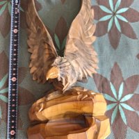 Дървена статуетка на Орел от времето на СОЦ-а, снимка 7 - Антикварни и старинни предмети - 43534006