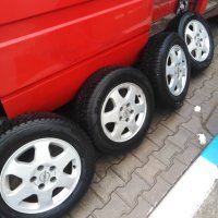 Джанти с  зимни гуми  за Опел Зафира пълен комплект с болтове и капачки, снимка 1 - Гуми и джанти - 35169507