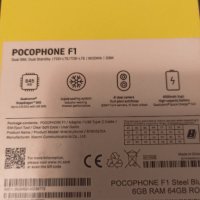 Продавам Smartphone Xiaomi Pocophone F1 64 GB Ram Steel Blue , снимка 4 - Xiaomi - 43316159