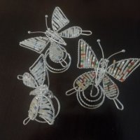 Статуетки, пеперуди. , снимка 1 - Статуетки - 26549542