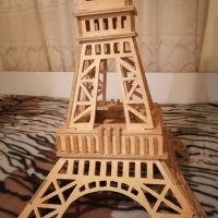 Макет Айфеловата кула. Дърворезба. , снимка 2 - Декорация за дома - 38474858
