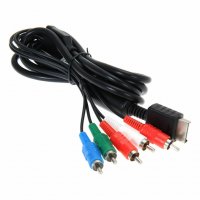 Кабел за Playstation PS PS2 PS3 - AV 5RCA, снимка 1 - Кабели и адаптери - 35237390