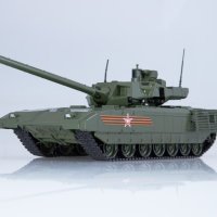 Танк Т-14 Армата Русия 2014 - мащаб 1:43 на Наши Танки модела е нов в блистер, снимка 1 - Колекции - 43967443