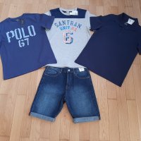 НОВИ детски дрехи: Ralph Lauren,H&M,лятно яке Kipsta,дънки Joe's,къс панталон H&M за 12 г.момче, снимка 1 - Детски Блузи и туники - 25234524