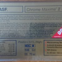 Аудиокасети /аудио касета/ BASF Chrome Maxima II 90, снимка 2 - Аудио касети - 37323775