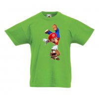 Детска тениска Супер Марио Super Mario Goomba, снимка 6 - Детски тениски и потници - 33081550
