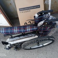 Нова ролаторна количка, нова инвалидна рингова количка в кашон, НЕразпечатана с 4 спирачки , снимка 13 - Инвалидни колички - 37818923