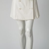 Бяла пола М размер, снимка 1 - Поли - 32815264