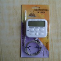 Готварски термометър с таймер и сонда - TA278.  Българско упътване, снимка 2 - Аксесоари за кухня - 43843858