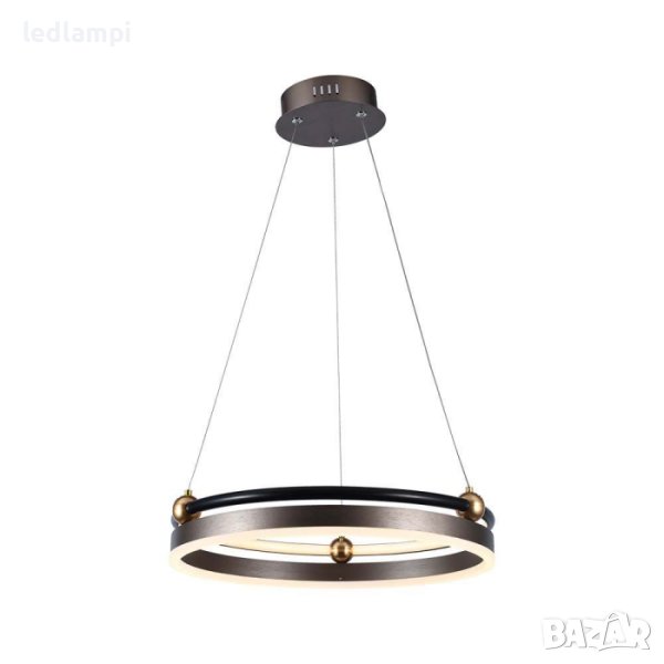 LED Полилей 20W Кафяв Топло Бяла Светлина, снимка 1