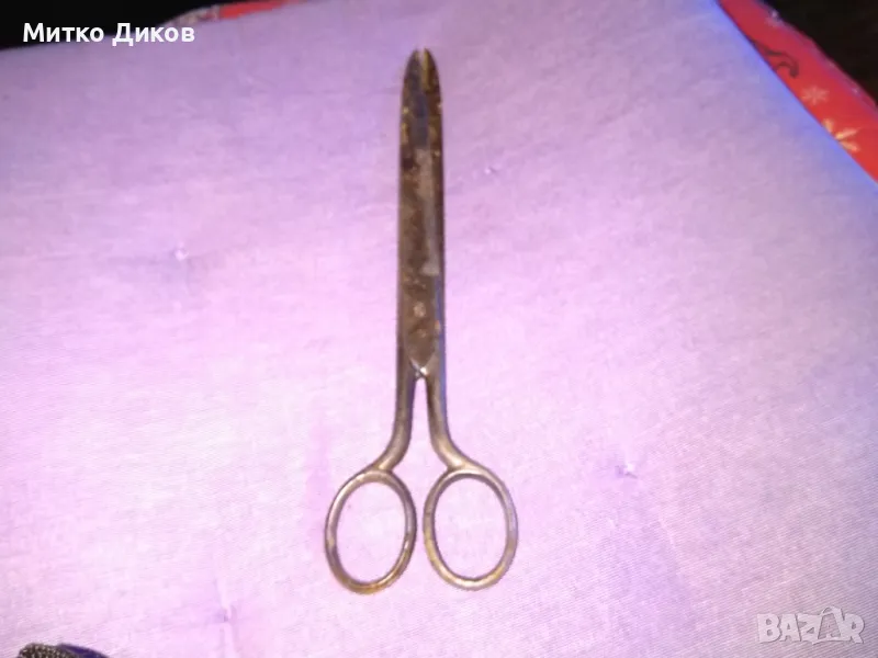 Стара ножица от соца работеща 250х150 мм основна част, снимка 1