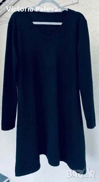 Свободна  рокля вълна , коприна, кашмир, снимка 1