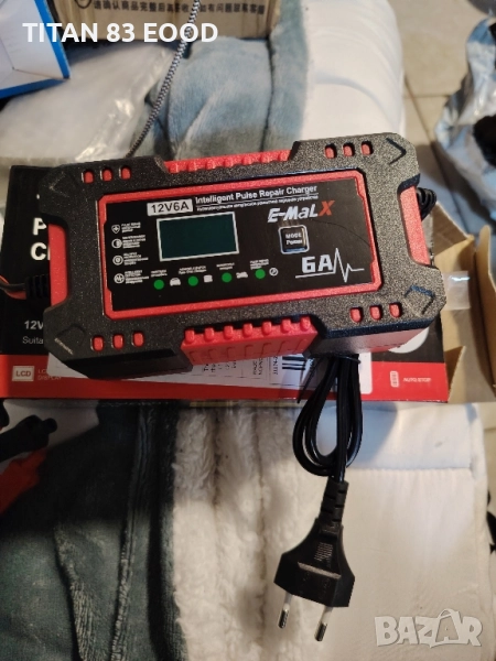 Умно Обновяване 2025 – Автоматично Зарядно Устройство с Температурен Контрол 12V 6A за Огнеупорно  , снимка 1