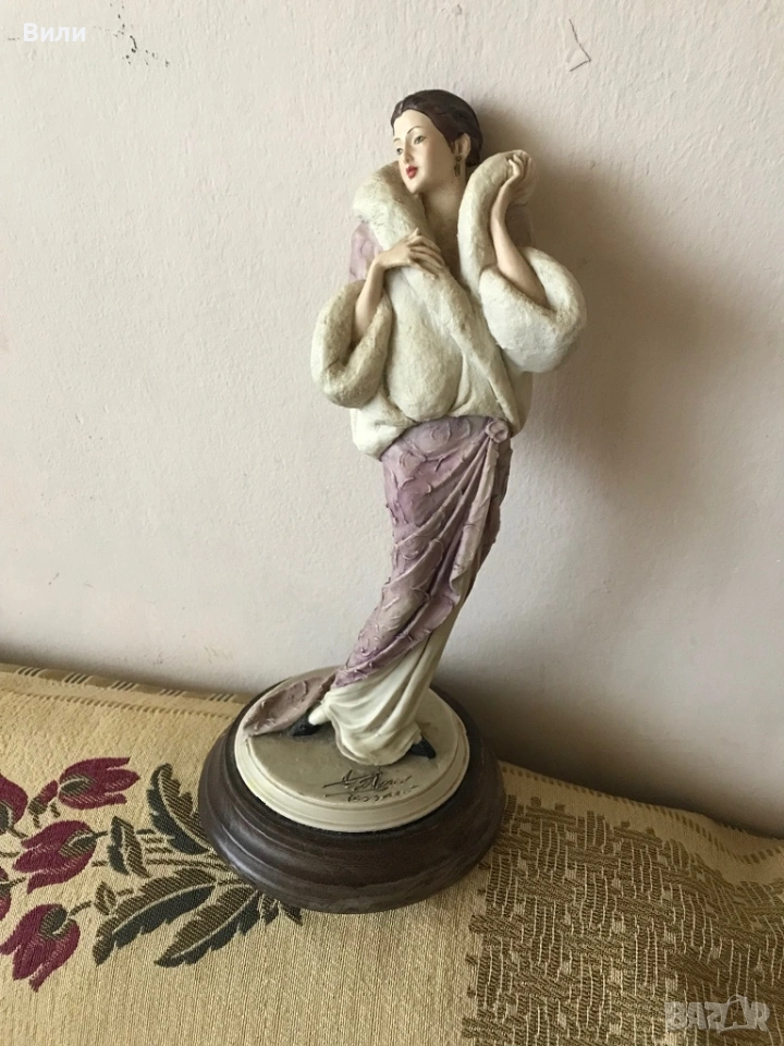 Vittorio Tessaro статуетка фигурка жена 25 см, снимка 1