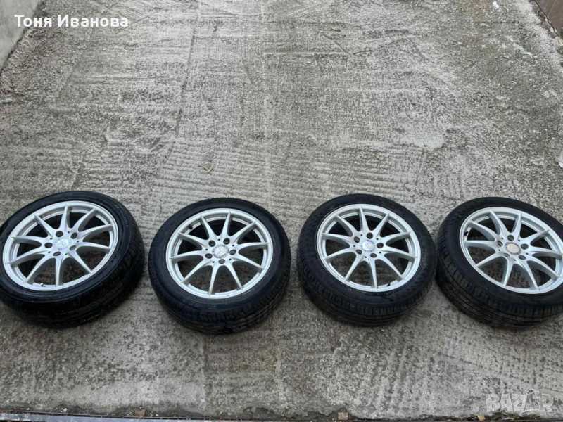 джанти "Мерцедес" с гуми - 4 бр., снимка 1