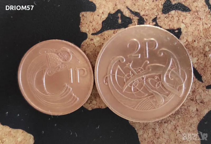 Монети Ирландия  - 2 бр [1982], снимка 1