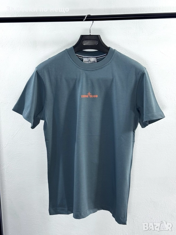 Stone Island Мъжка Тениска С 3D Щампа Отпред И Отзад👕Мъжка Блуза С Къс Ръкав Код V.B.24, снимка 1