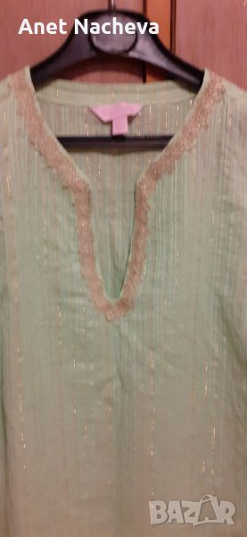 Блуза Дамска резедава лятна , снимка 1