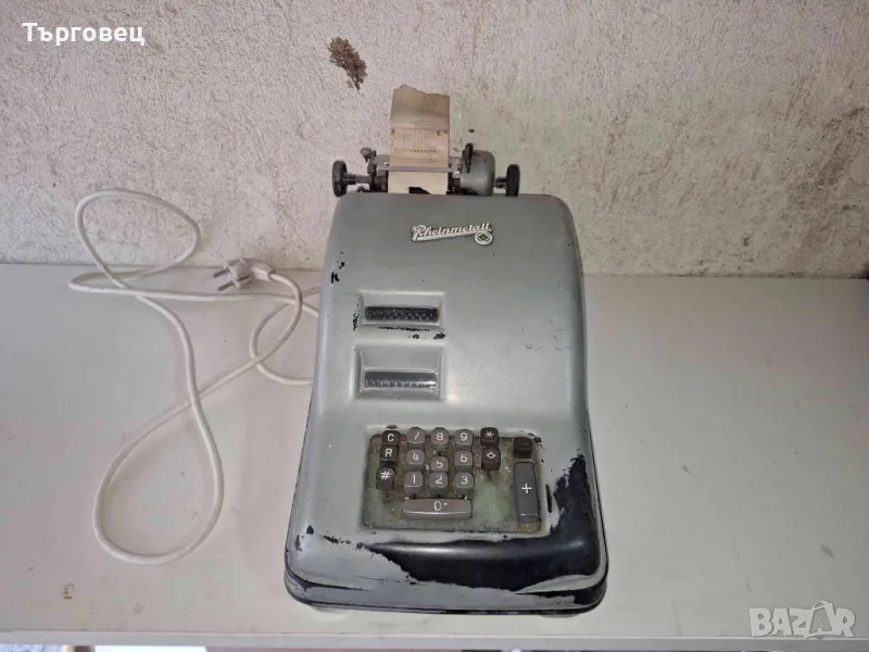 Ретро електричeски калкулатор Rheinmetall Typ 132 (AES) , 1950 г., снимка 1