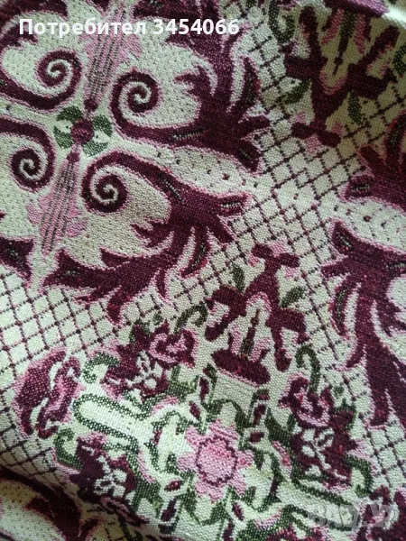 Нова дамаска с  ресни 200/220., снимка 1