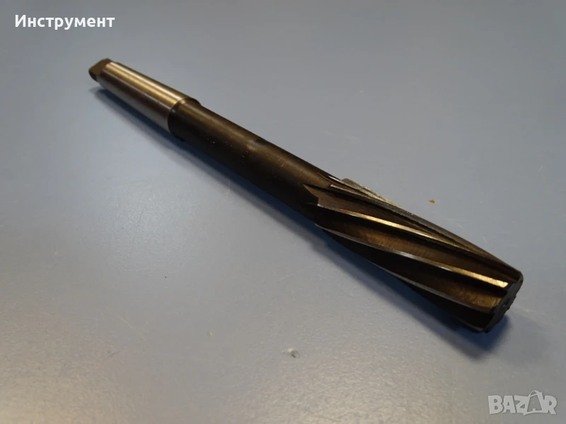 Райбер машинен с конусна опашка ф19 HSS 7H MK2 B DIN 208HSS, снимка 1